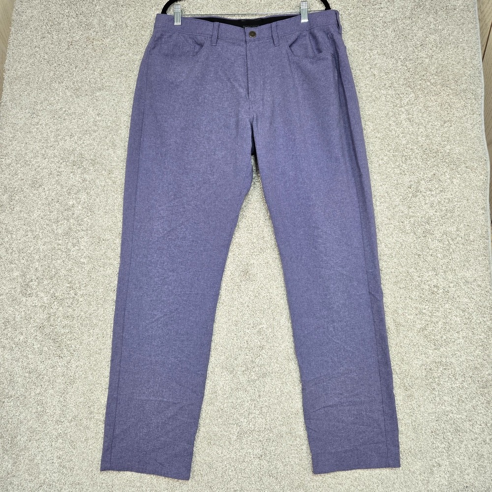 Bonobos Golf Pants mens 36x32 blue performance‎ 5 pocket stretch